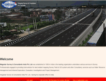 Tablet Screenshot of megastarsurvey.in